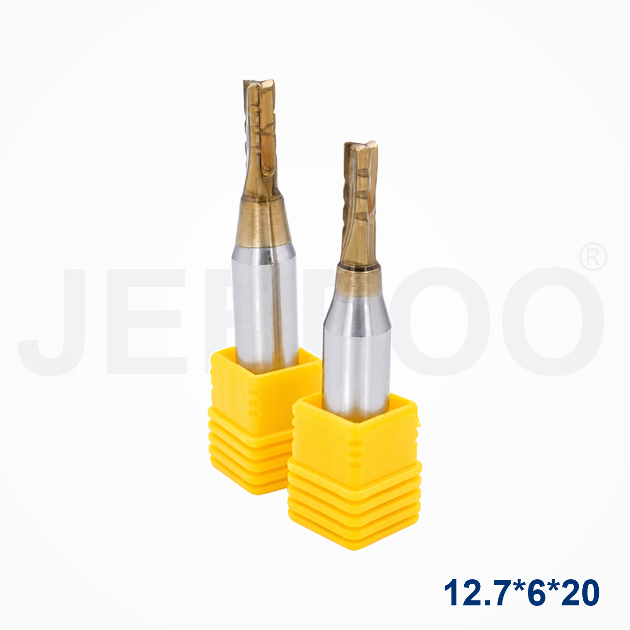 12.7x6x20 3-Flute TCT Straight Cutter detail view 1