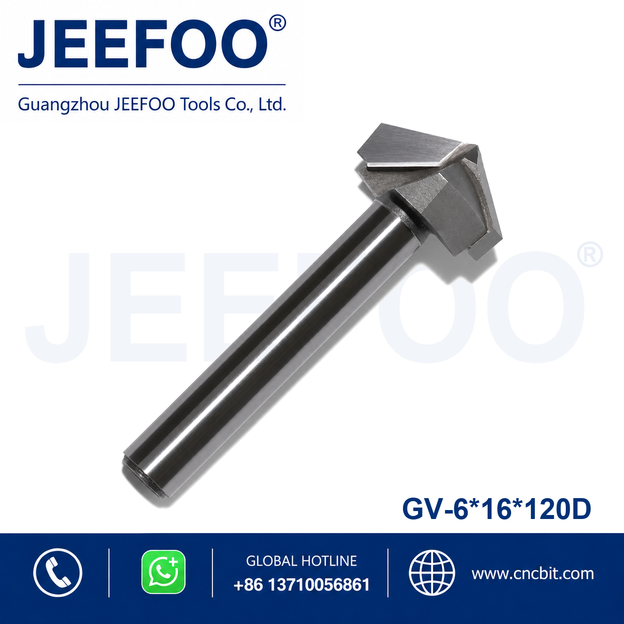 6x16x120D 3D V Groove Engraving Bits