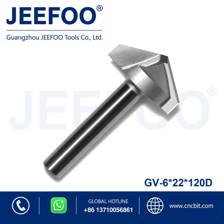 6x22x120D 3D V Groove Engraving Bits for CNC Woodworking product image