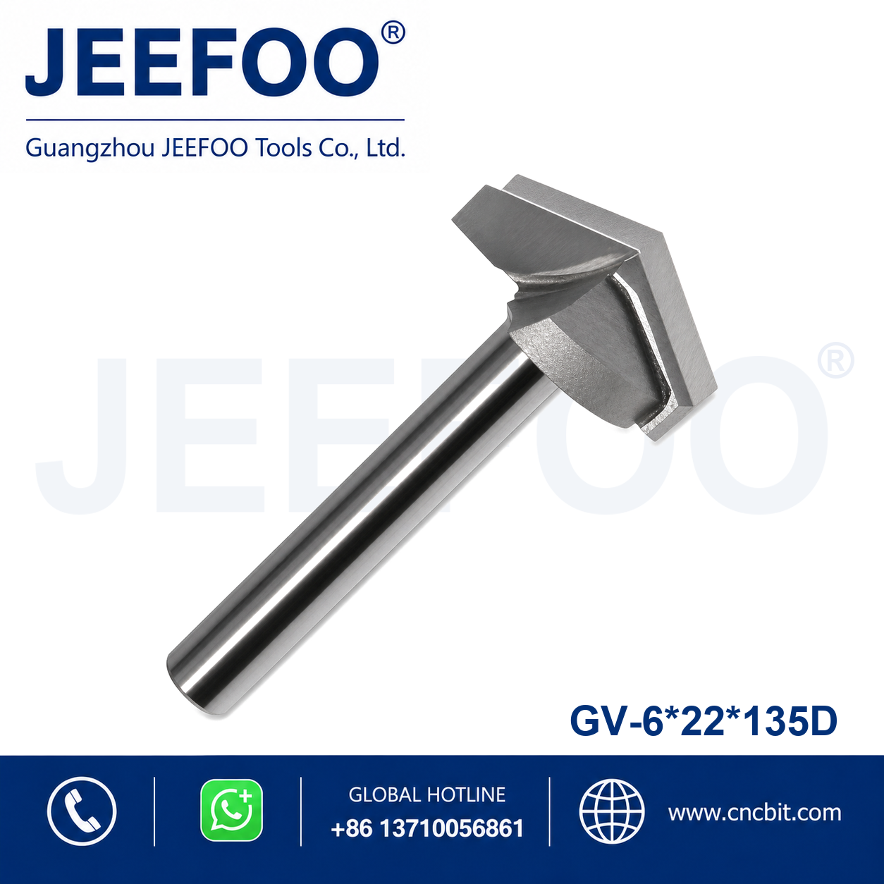 6x22x135D 3D V Groove Engraving Bits