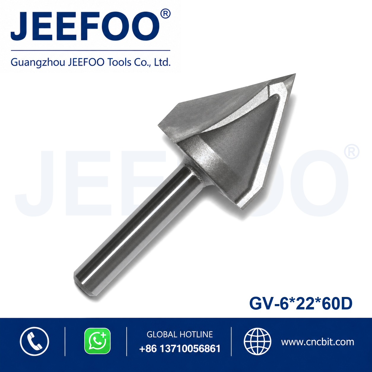 6x22x60D 3D V Groove Engraving Bits