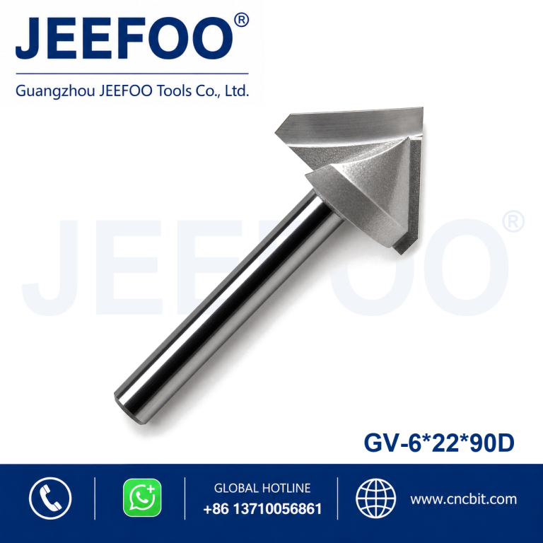 6x22x90D 3D V Groove Engraving Bits for CNC Woodworking product image