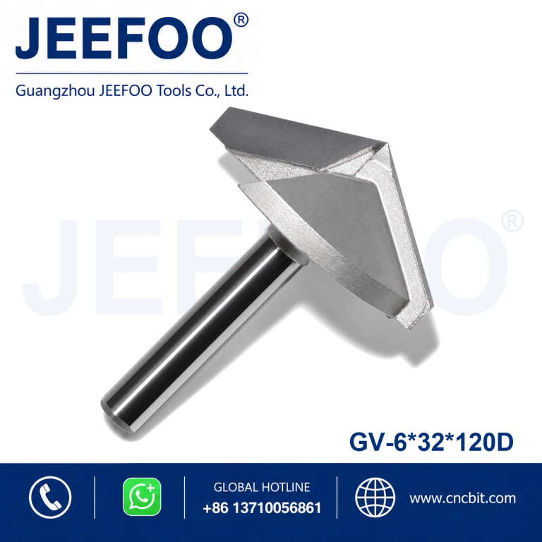 6x32x120D 3D V Groove Engraving Bits for CNC Woodworking product image