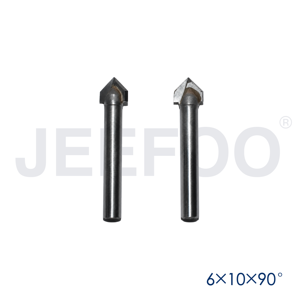 6x10x90D woodworking V groove router bit detail