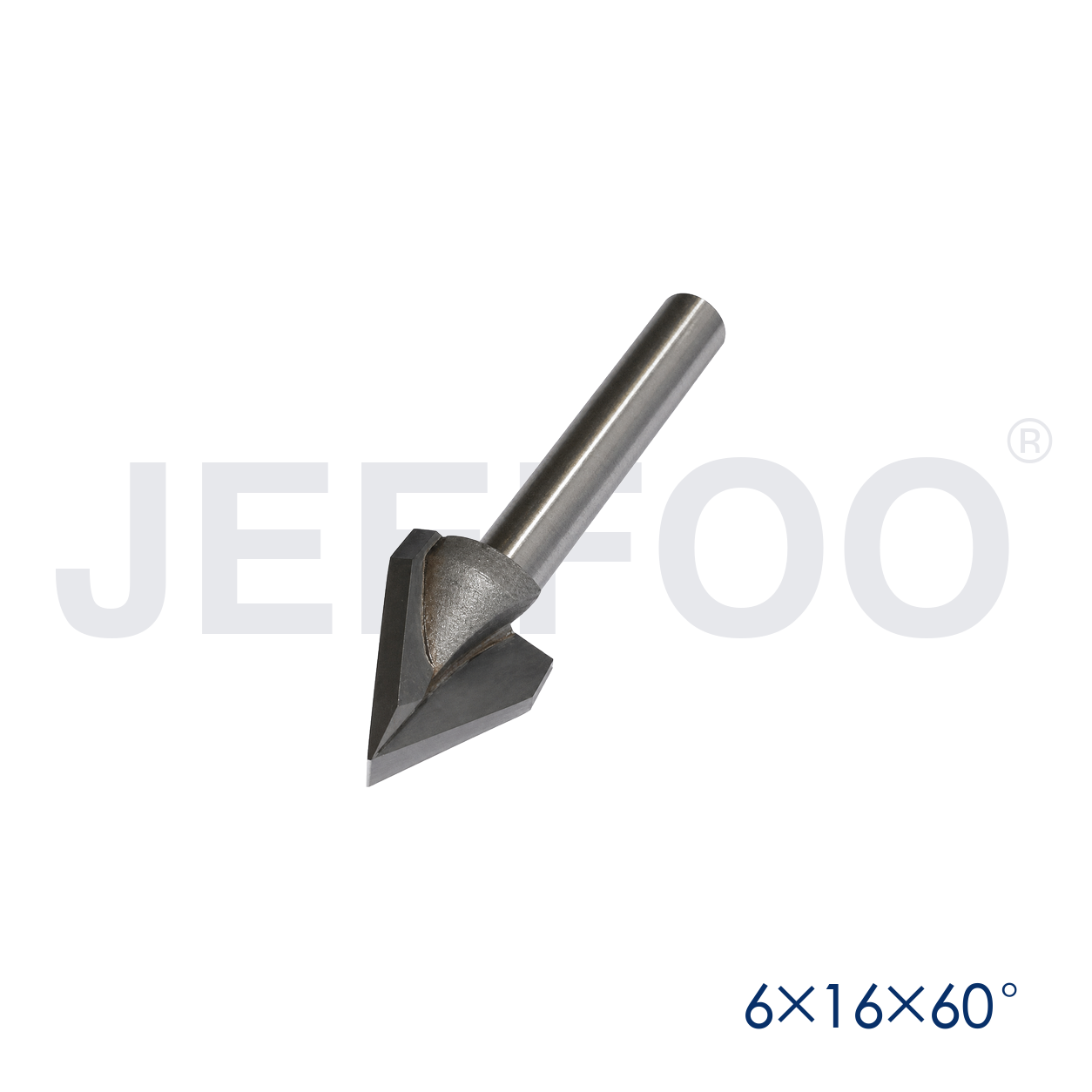 6x16x60D woodworking V groove router bit detail