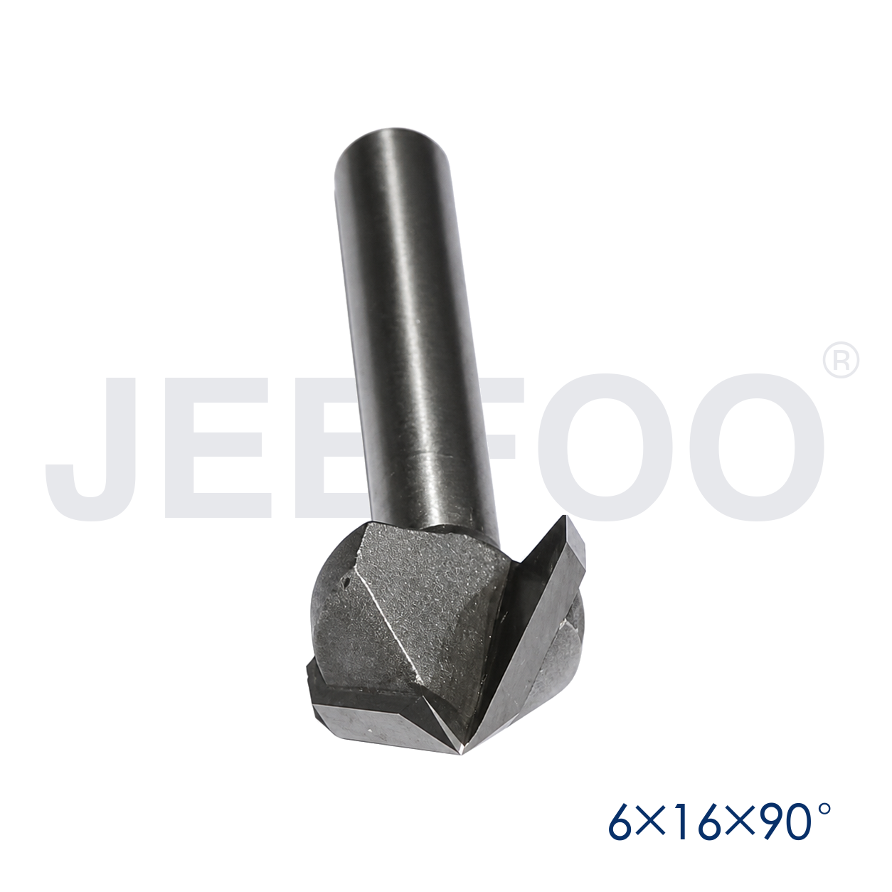 6x16x90D woodworking V groove router bit detail