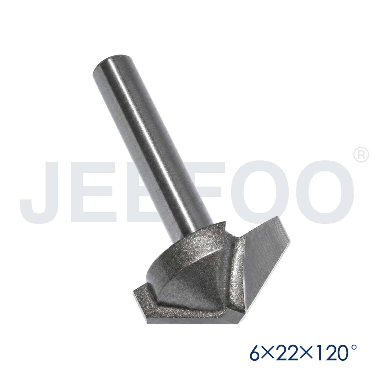 6x22x120D V shape CNC engraving cutter detail