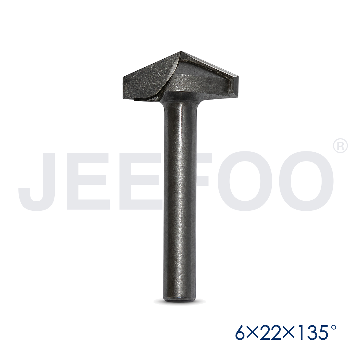 6x22x135D V shape CNC engraving cutter detail