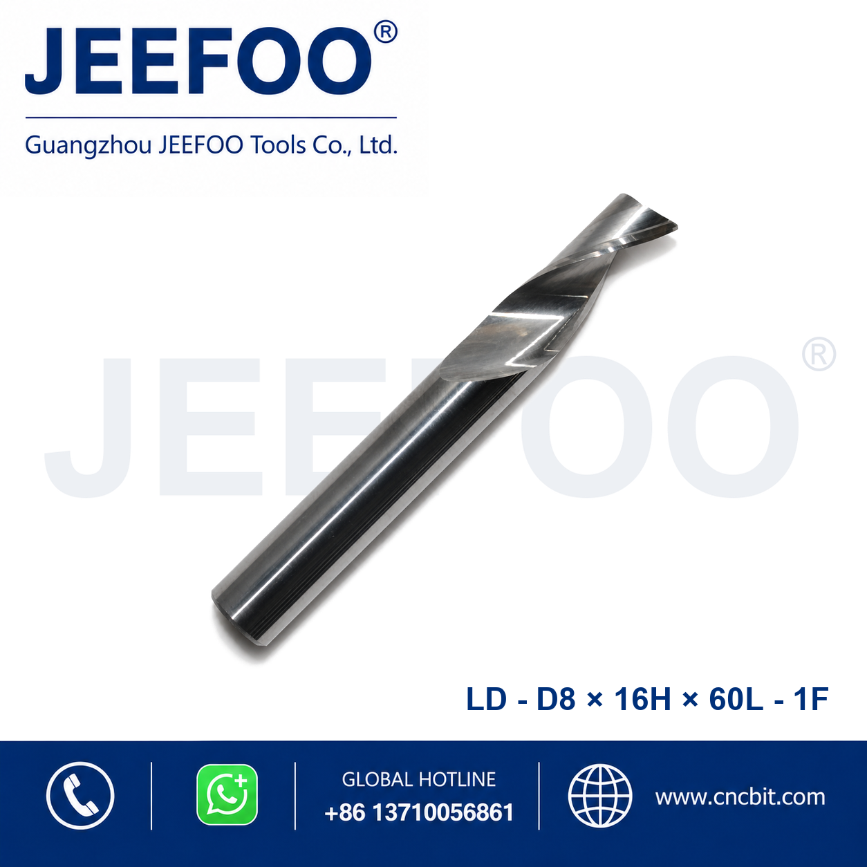 8x16Hx60L Aluminum Single Blade Cutter for aluminum machining