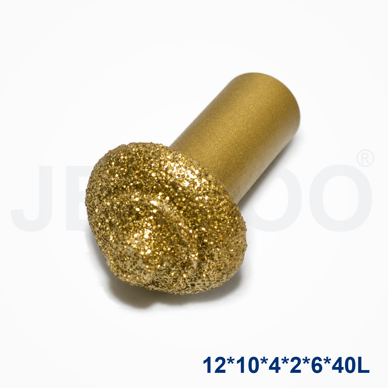 12x10x4x2x6x40L Brazed Diamond Forming Bit detail 1