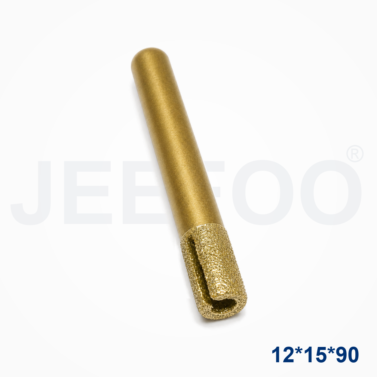 12x15x90 Brazed Diamond Stone Bit detail 2
