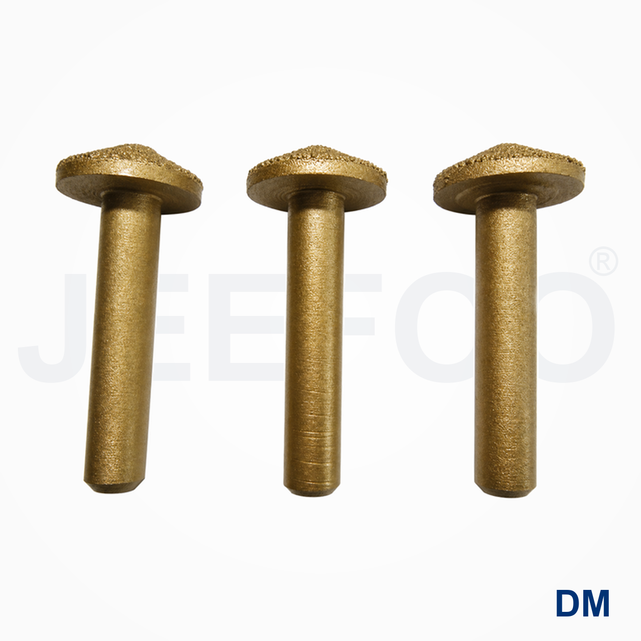8mm Shank 120 Degree x22mm Brazed Diamond Conical Bit detail 2