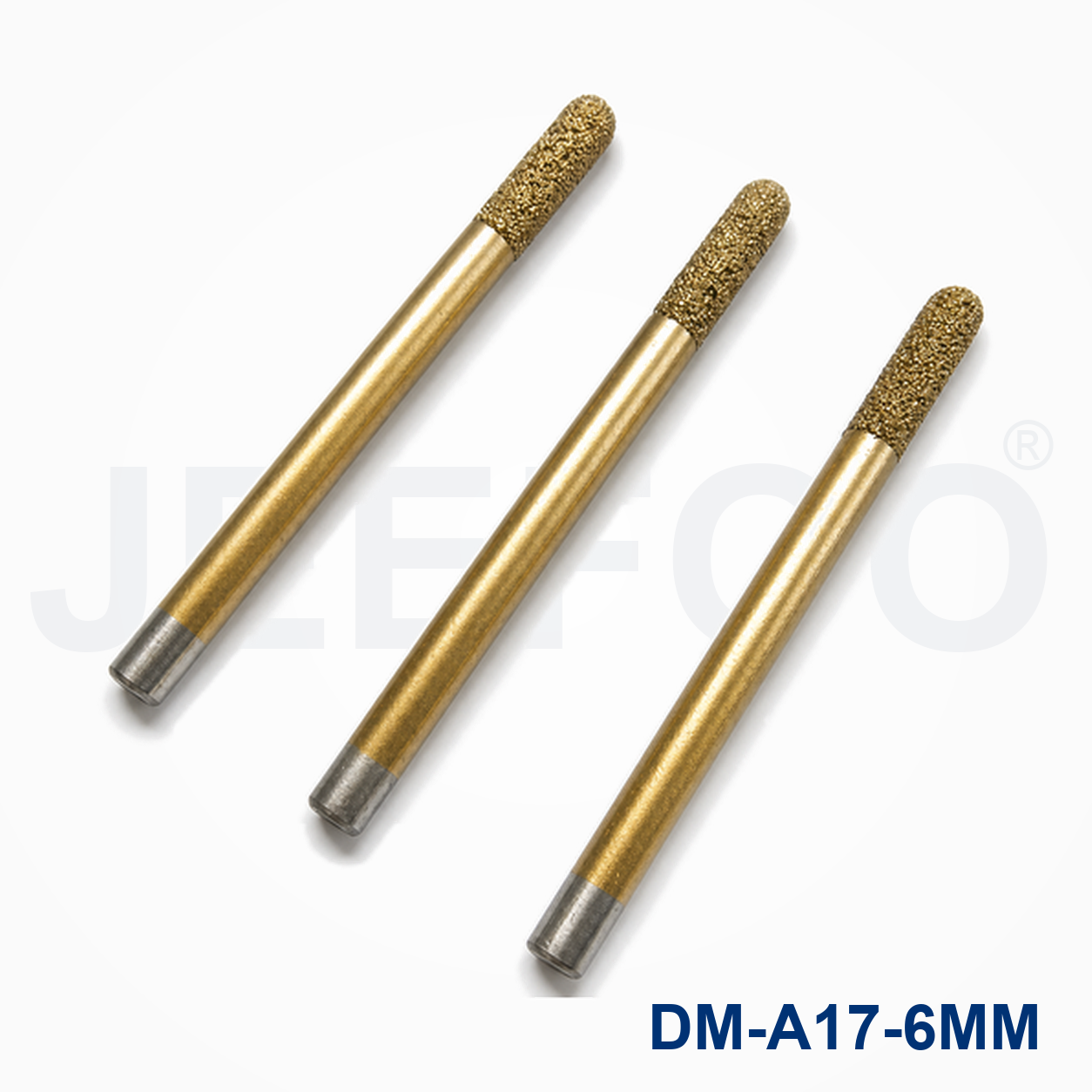 Extended 6mm Brazed Diamond Ball Nose Stone Bit detail 2