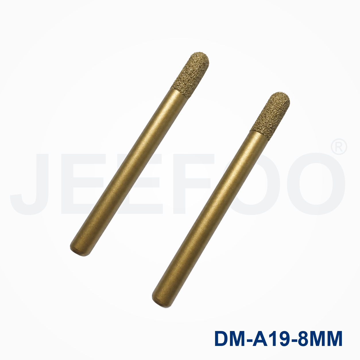 Extended 8mm Brazed Diamond Ball Nose Stone Bit detail 2