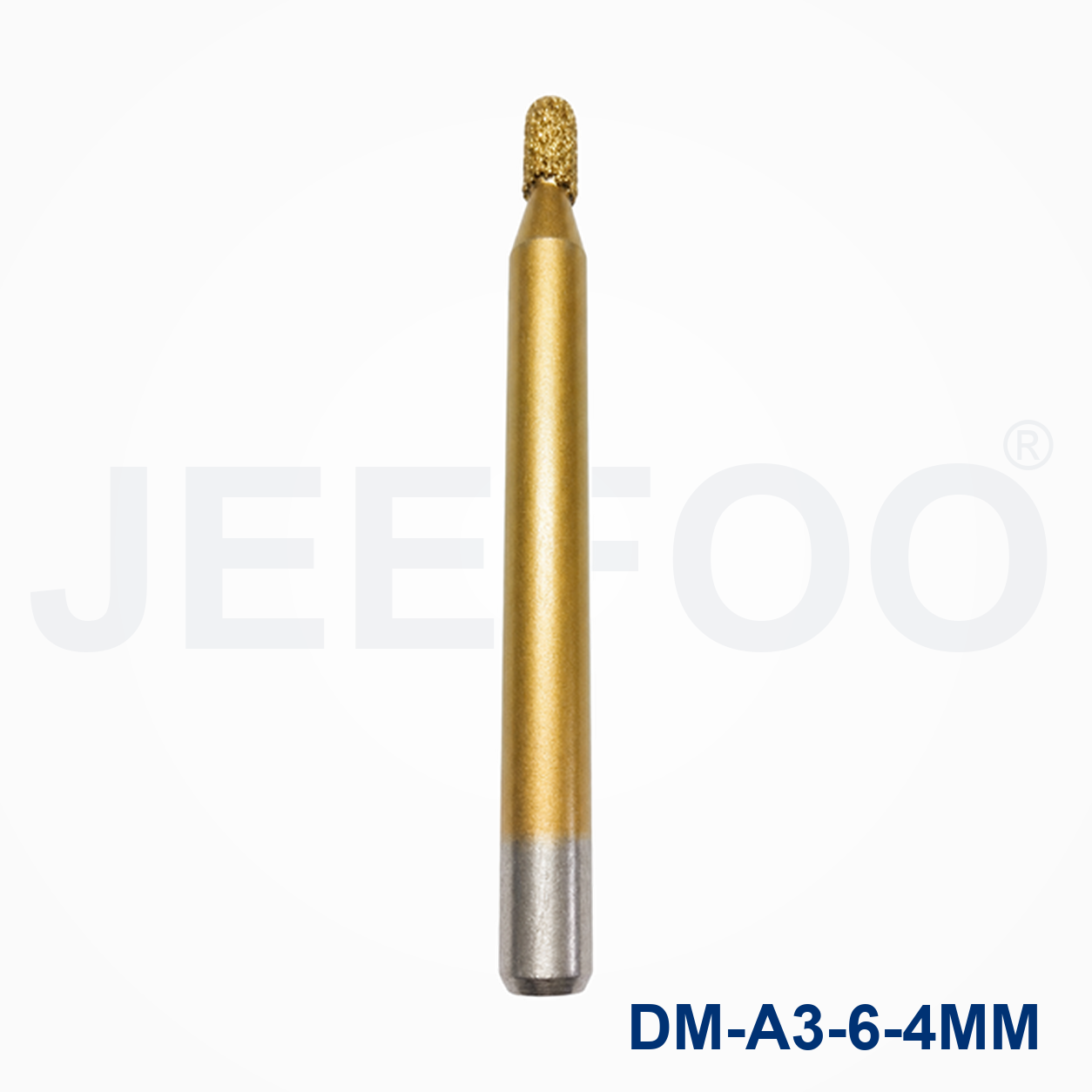 6-to-4mm Brazed Diamond Ball Nose Stone Bit detail 1
