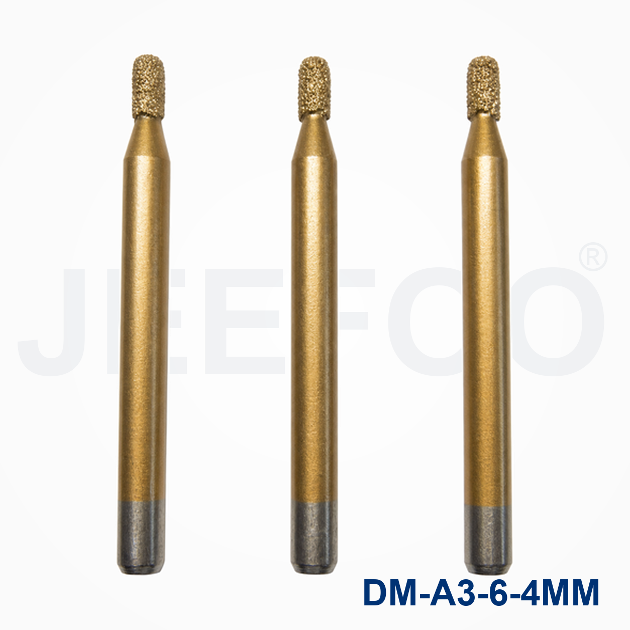 6-to-4mm Brazed Diamond Ball Nose Stone Bit detail 2