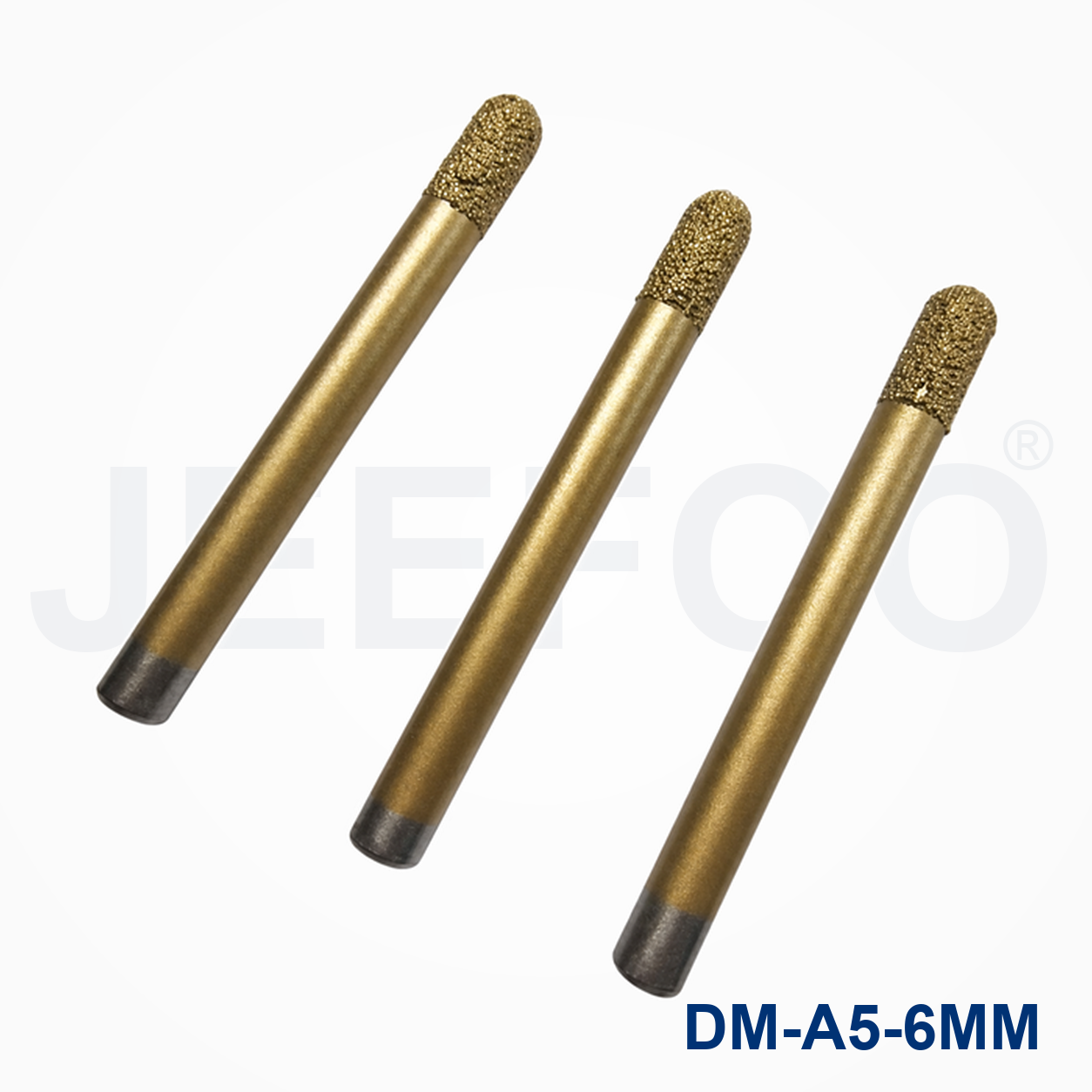 6mm Brazed Diamond Ball Nose Stone Bit detail 2