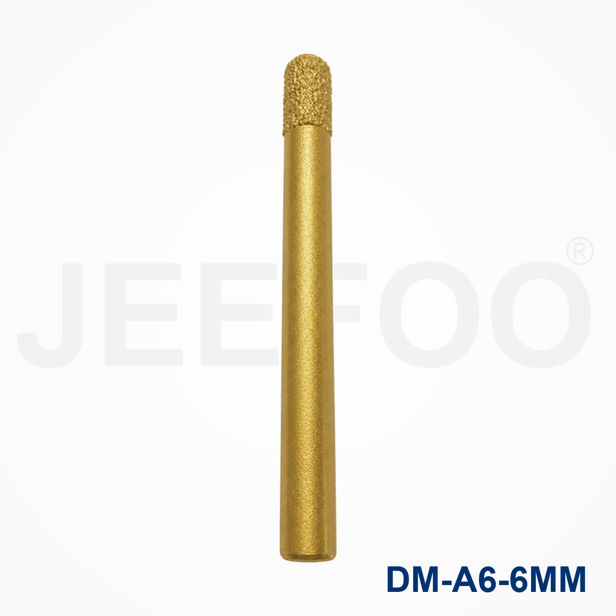 6mm Brazed Diamond Flat Bottom Stone Bit detail 1