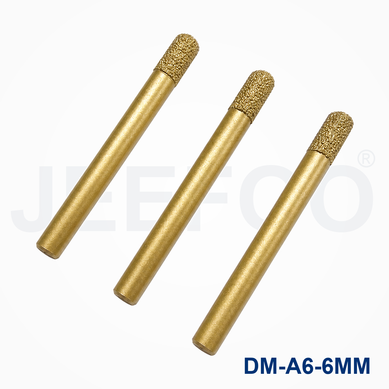 6mm Brazed Diamond Flat Bottom Stone Bit detail 2