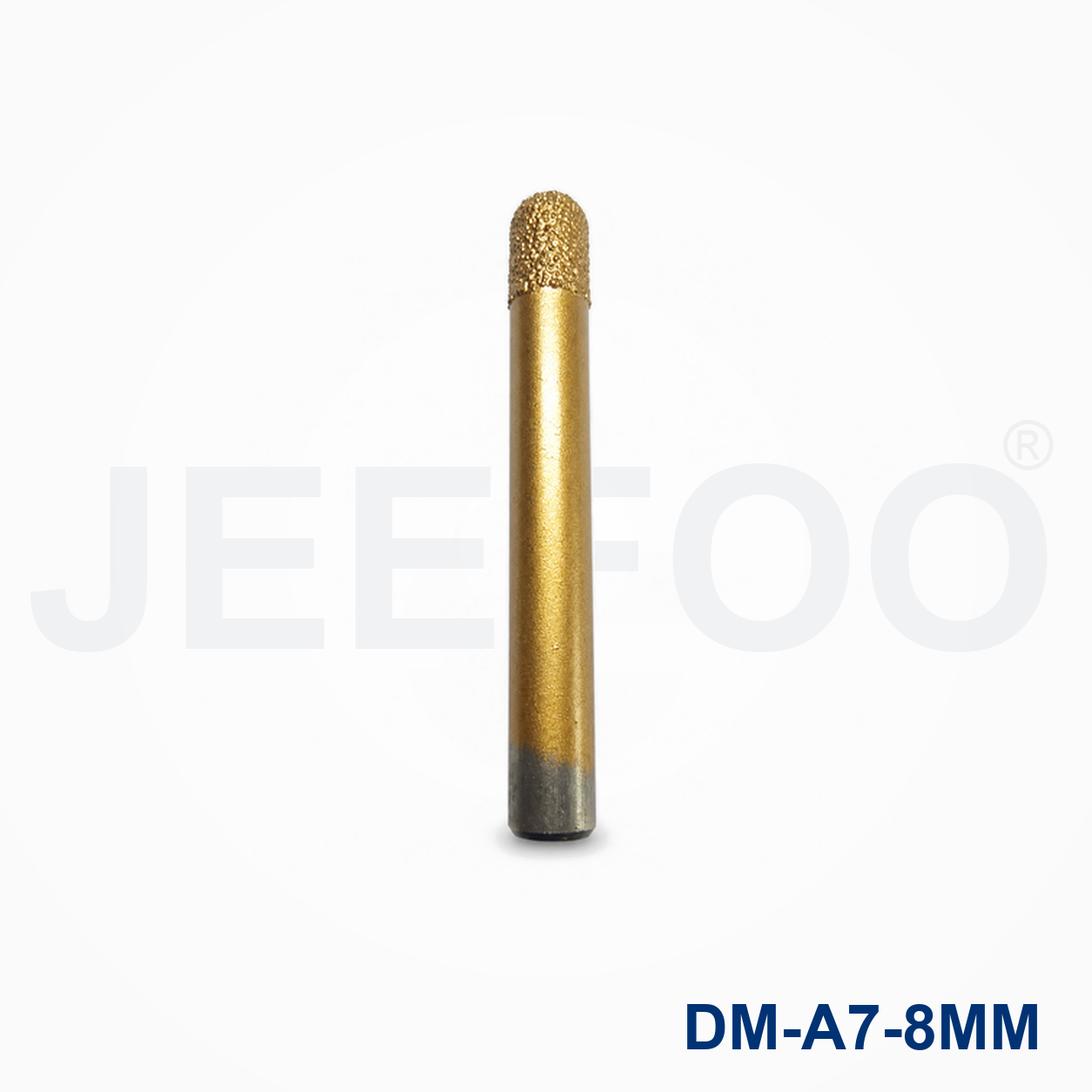 8mm Brazed Diamond Ball Nose Stone Bit detail 1