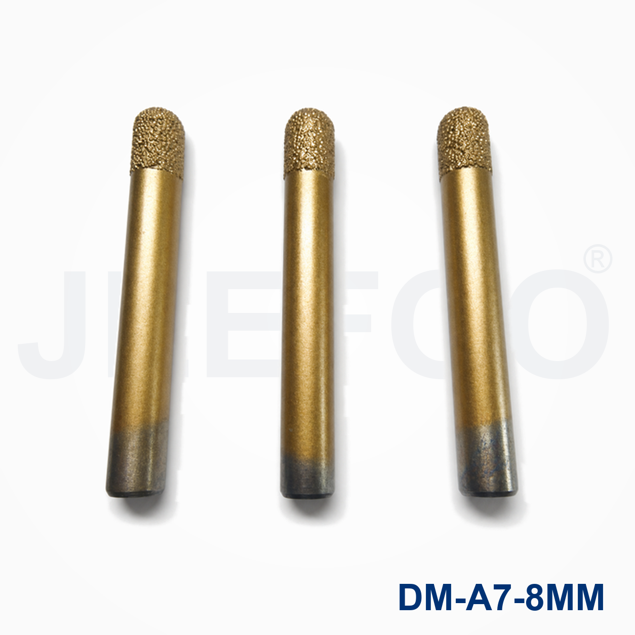 8mm Brazed Diamond Ball Nose Stone Bit detail 2