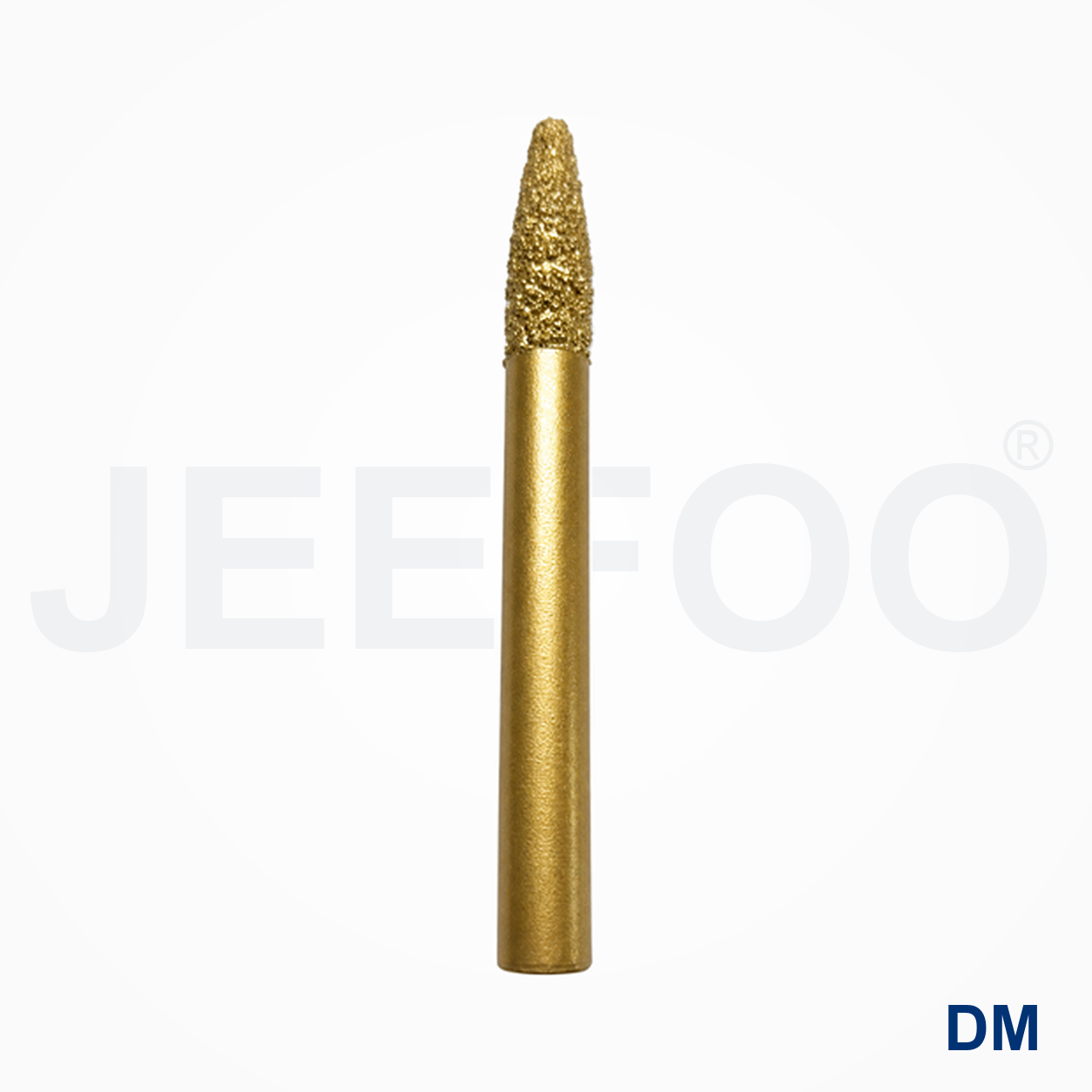 6mm Shank Deep Relief 20 Degree Brazed Diamond Bit detail 1
