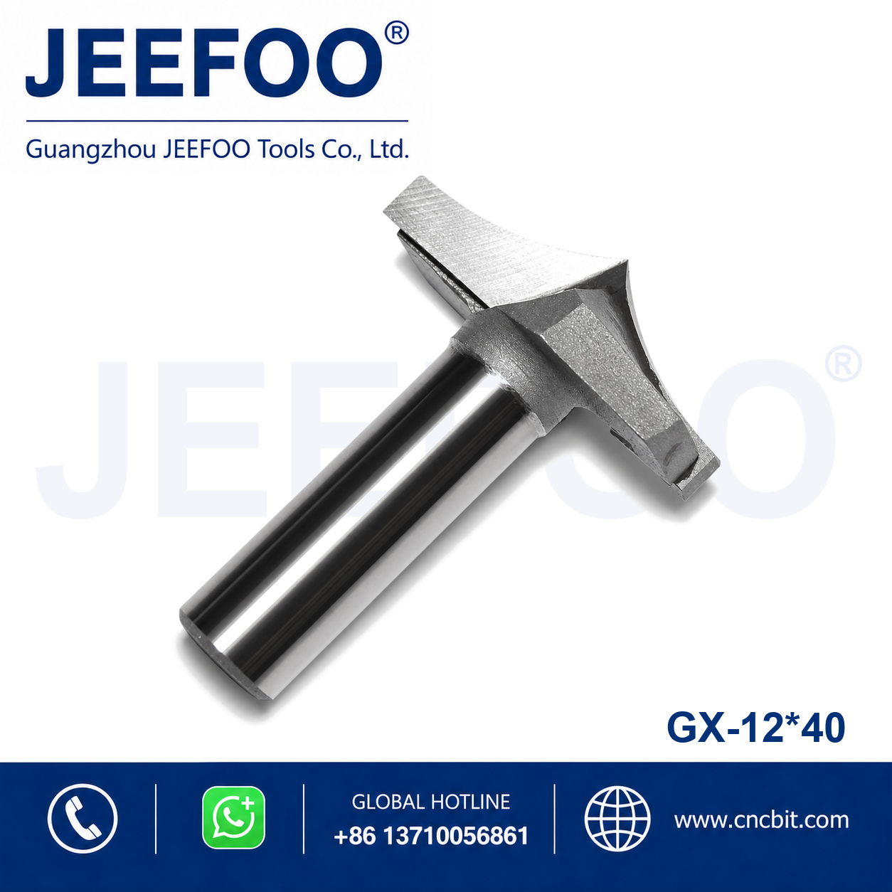 12x40 Tungsten Carbide Needle Nose Cutter for CNC woodworking