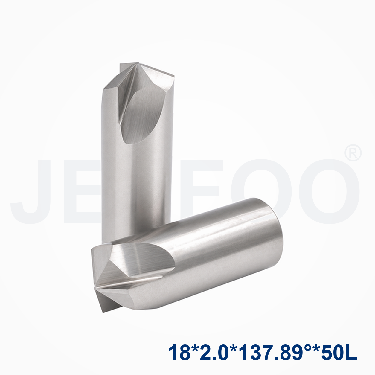 18x2.0x137.89Dx50L Chamfering Cutter for Aluminum cutting detail