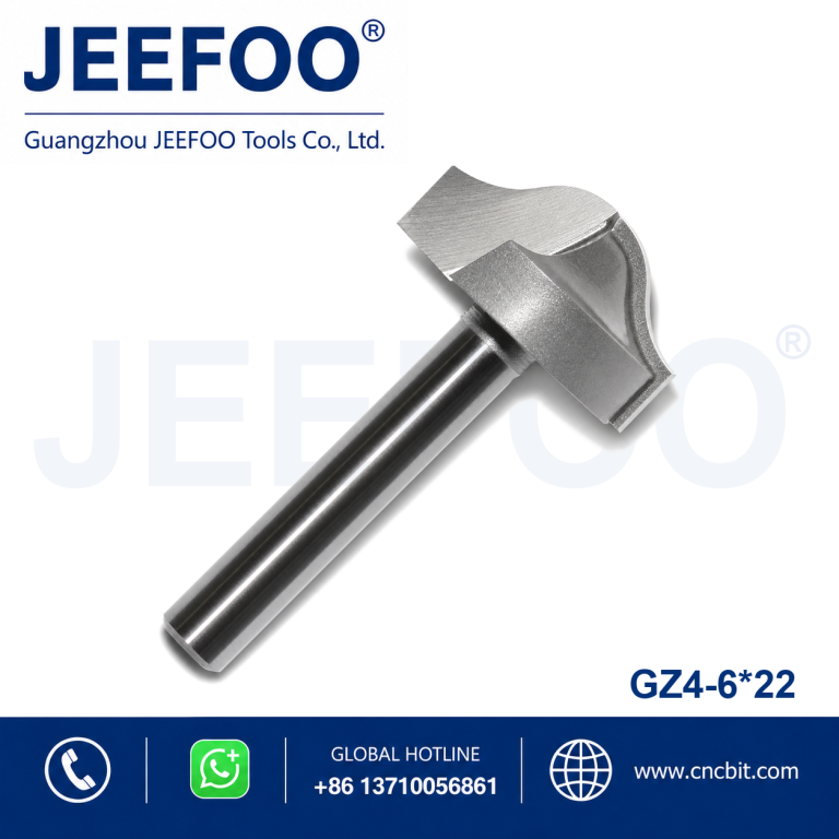 6x22 Clear Arc Knife Router Bit for CNC Woodworking product image