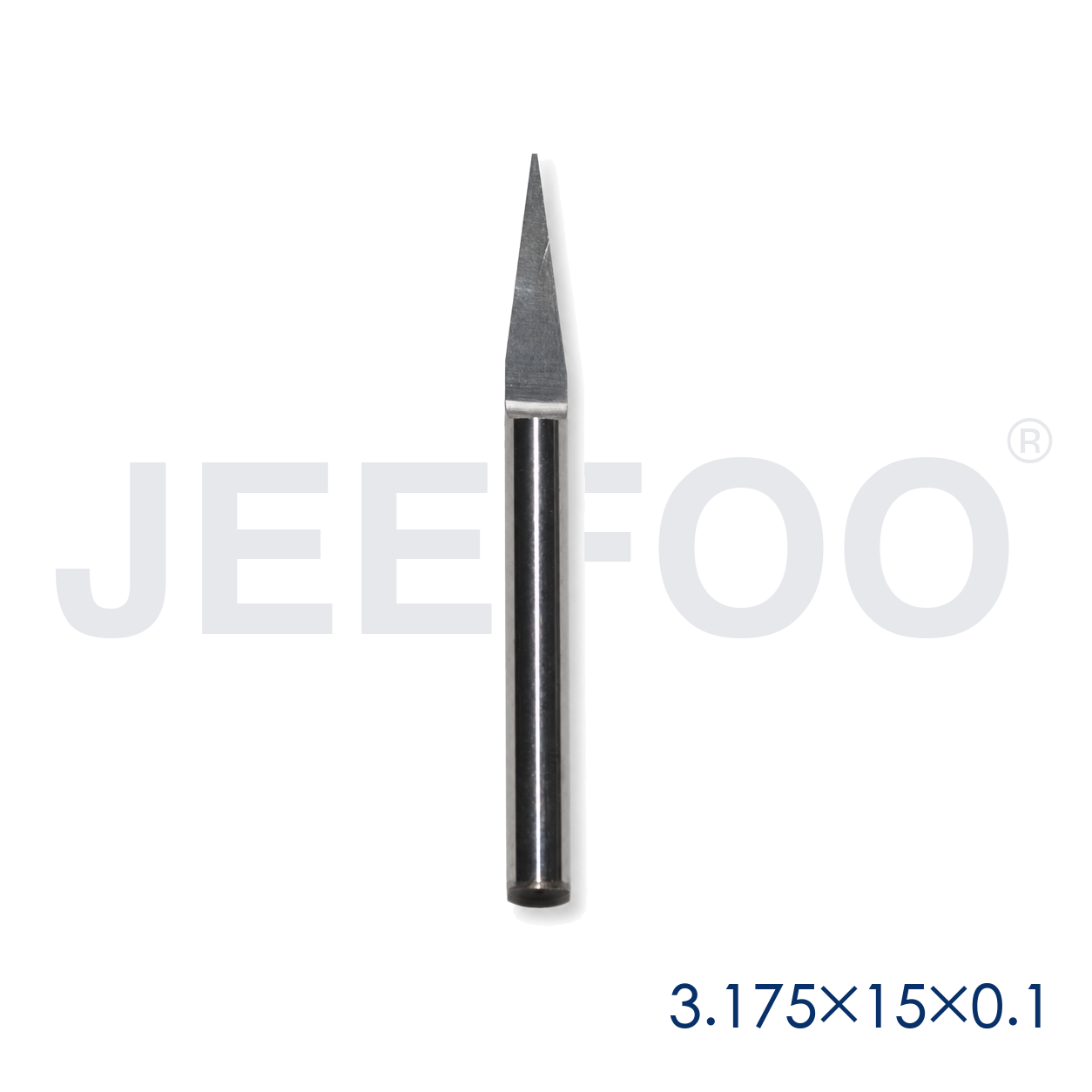 Flat Bottom Engraving Bits GA 3.175 x 15 degree x 0.1 A