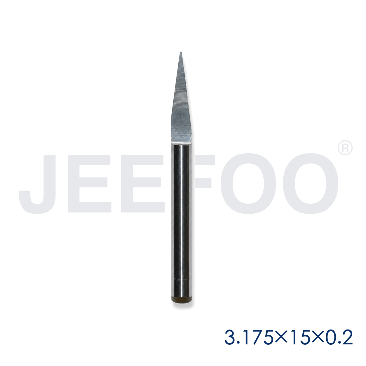 Flat Bottom Engraving Bits GA 3.175 x 15 degree x 0.2 A