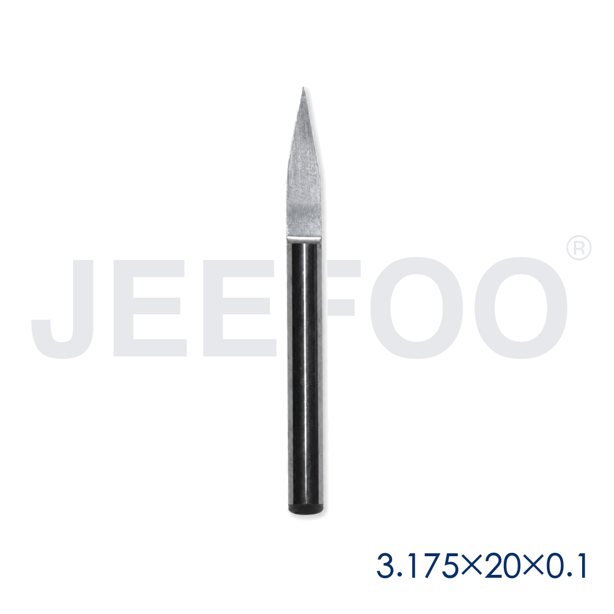 Flat Bottom Engraving Bits GA 3.175 x 20 degree x 0.1 A