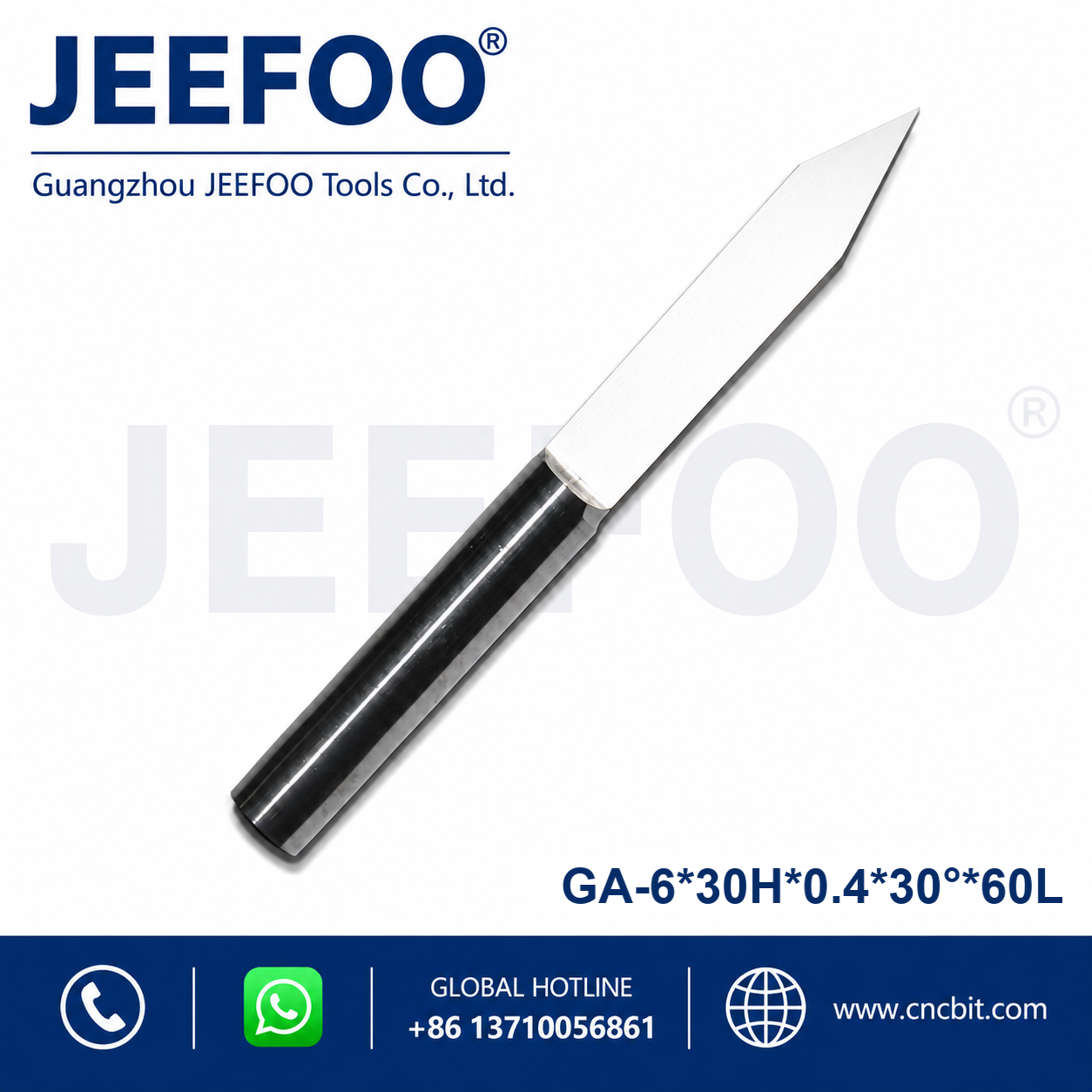 6mm engraving bit 30mm cutting height supplied from Guangzhou