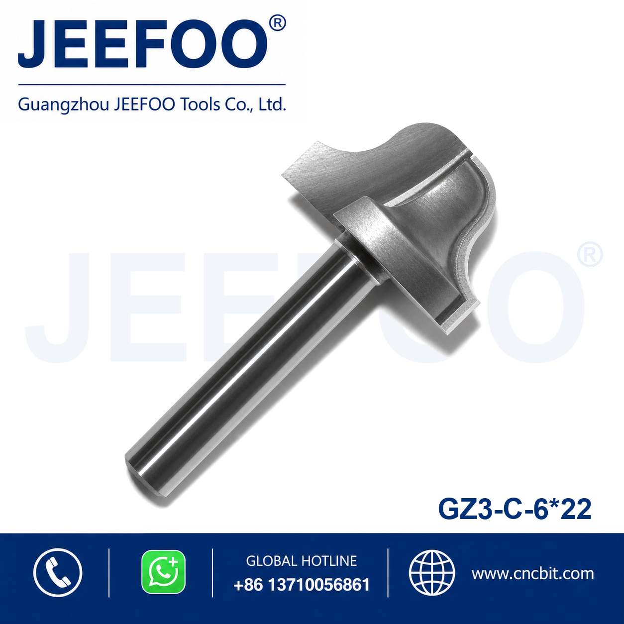 6x22 Type C Lace Knife Router Bit for CNC woodworking
