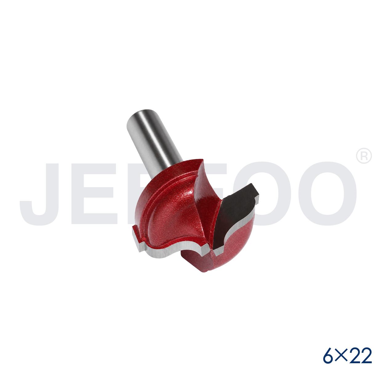 6x22 Type B Lace Knife Router Bit cutting detail