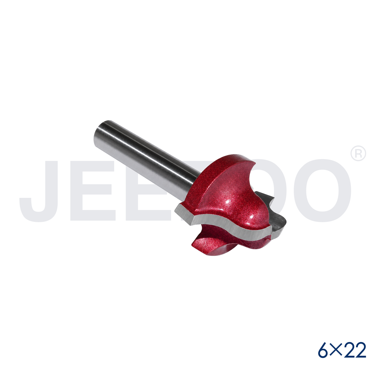 6x22 Type C Lace Knife Router Bit cutting detail