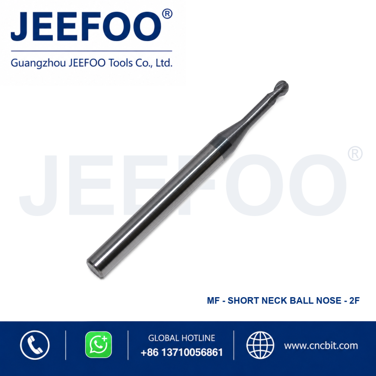 General Long Neck Short Flute Ball Nose End Mill for CNC Metal Machining product image