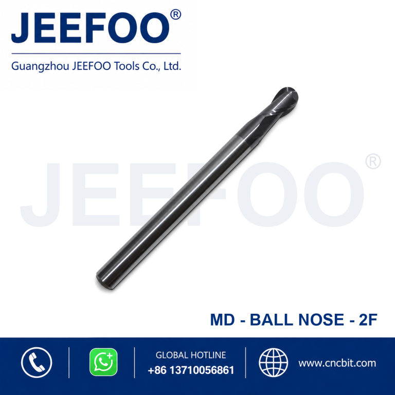 General Long Shank Carbide Ball Nose End Mill for CNC Metal Machining product image