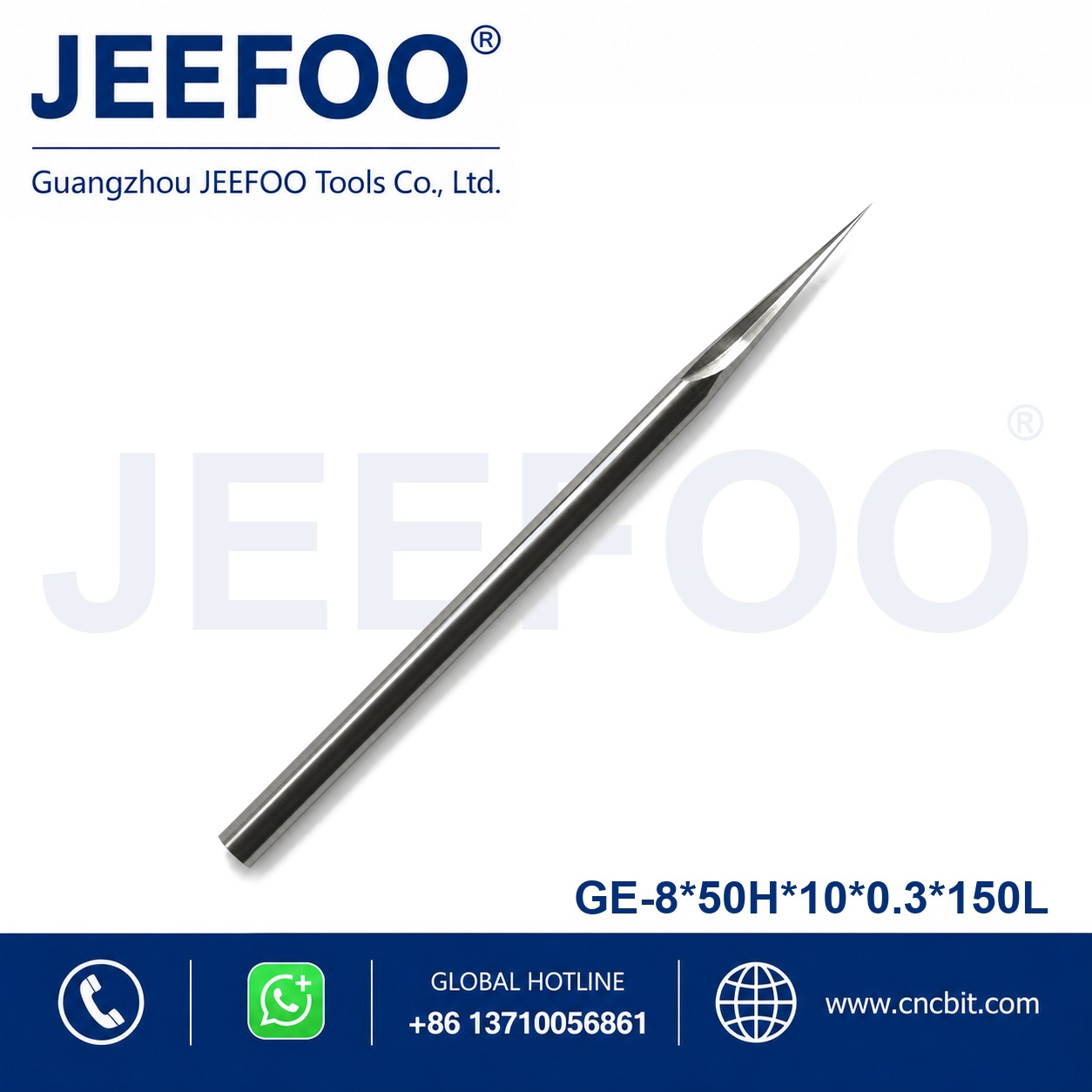 8x50Hx10x0.3x150L GE taper flat end mill product image