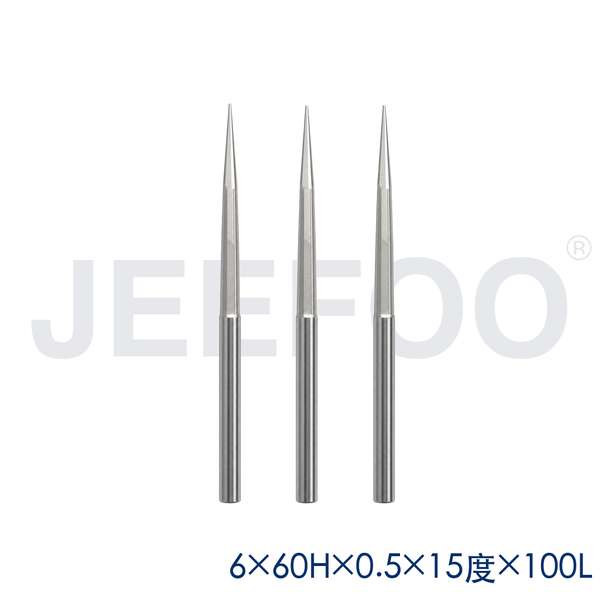 6x60Hx0.5x100L GE taper flat end mill dimensions B