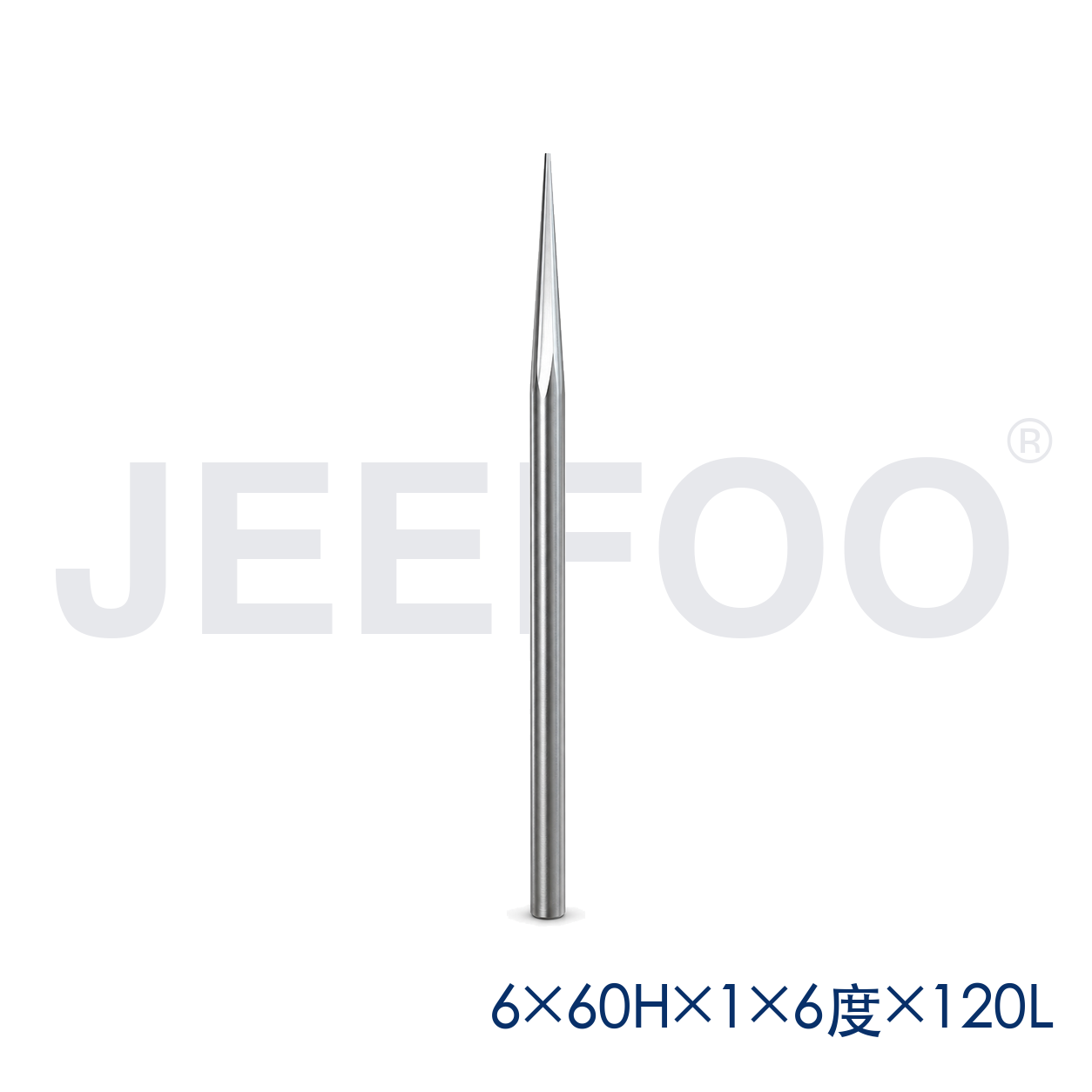 6x60Hx1.0x6x120L GE taper flat end mill dimensions A