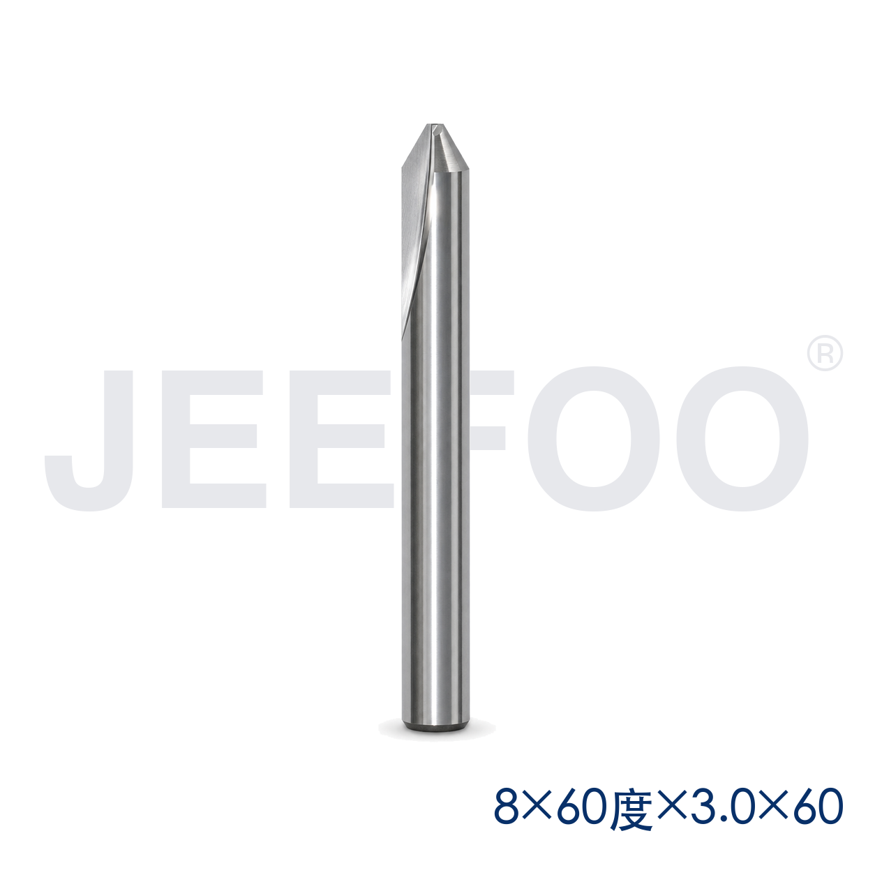 8x60x3.0x60 GE taper flat end mill dimensions A