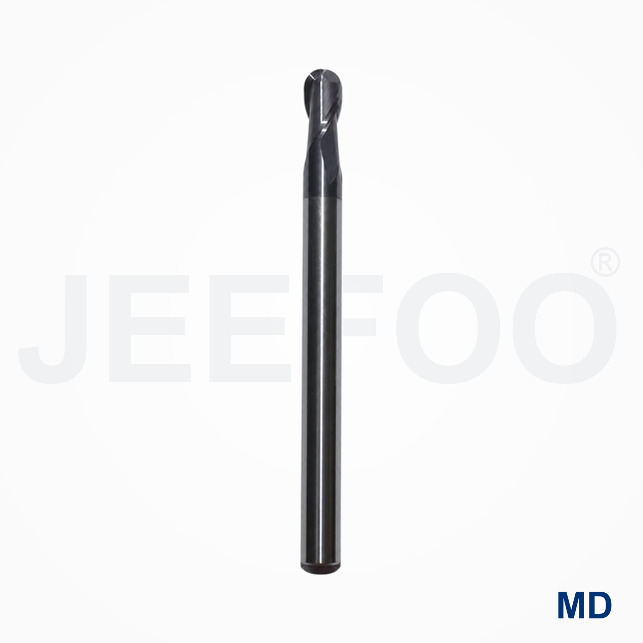 General Long Shank Carbide Ball Nose End Mill cutting tool detail