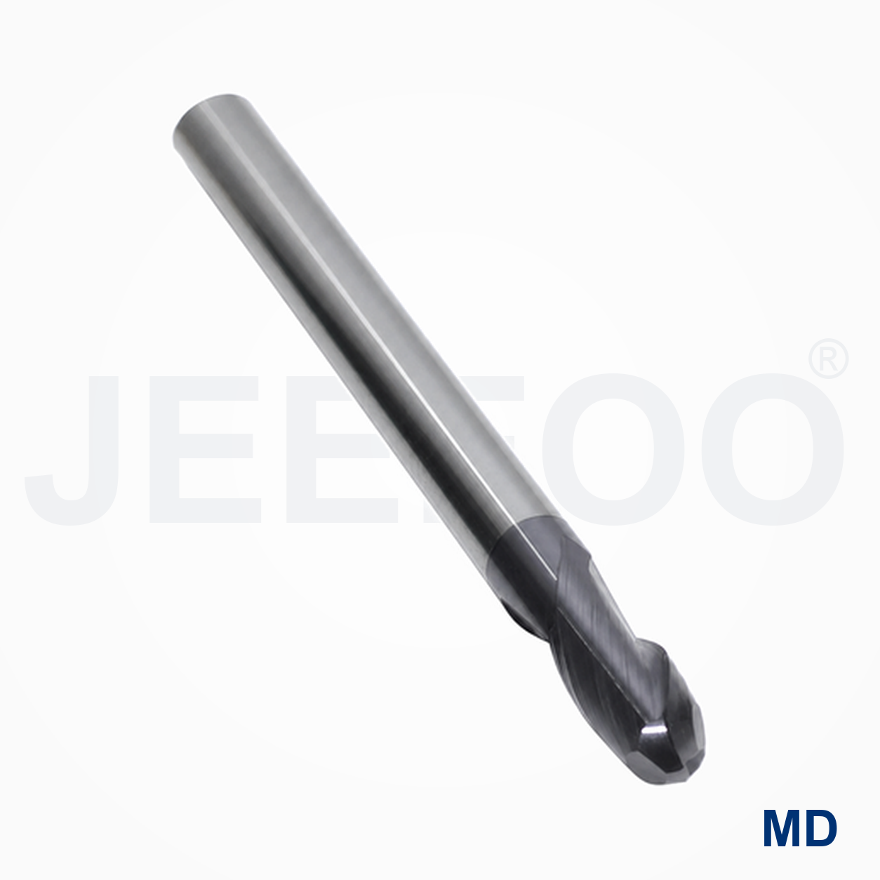 General Long Shank Carbide Ball Nose End Mill machining detail
