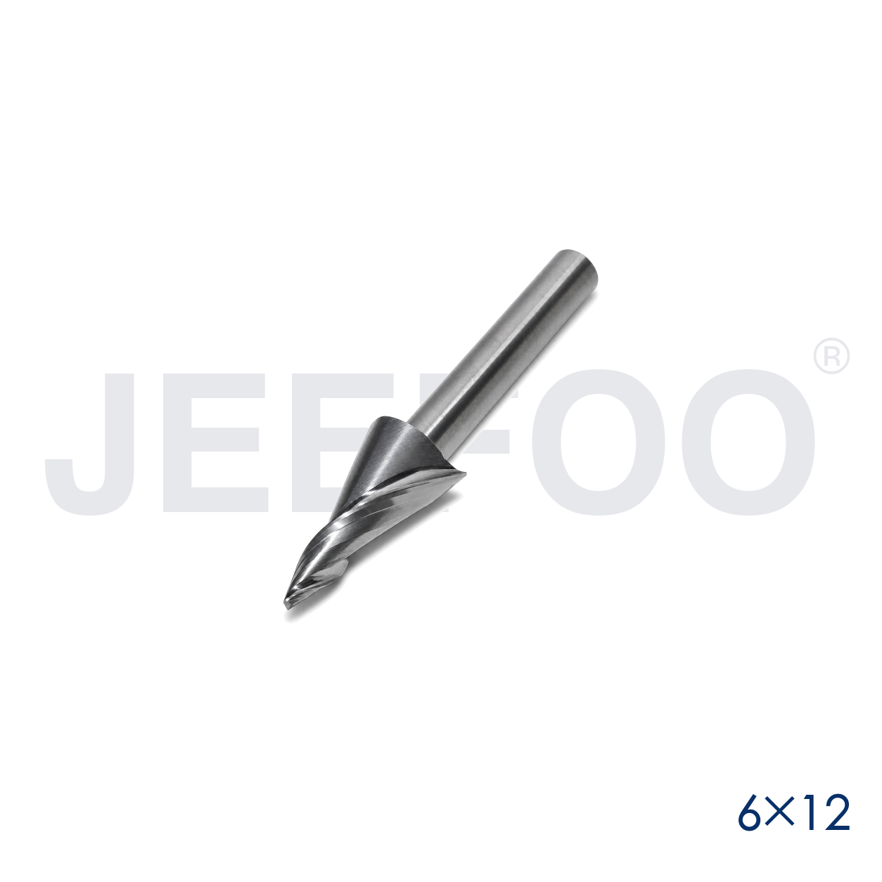 6x12x28Dx1.5 CNC Mini Word Acrylic Engraving End Mill acrylic processing detail