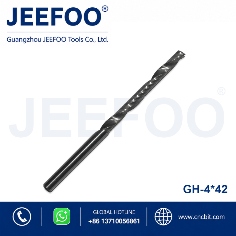 4x42 One Flute Super Solid Milling Cutter,Drill Bits,Carbide End Mill,CNC Tools Bits product image