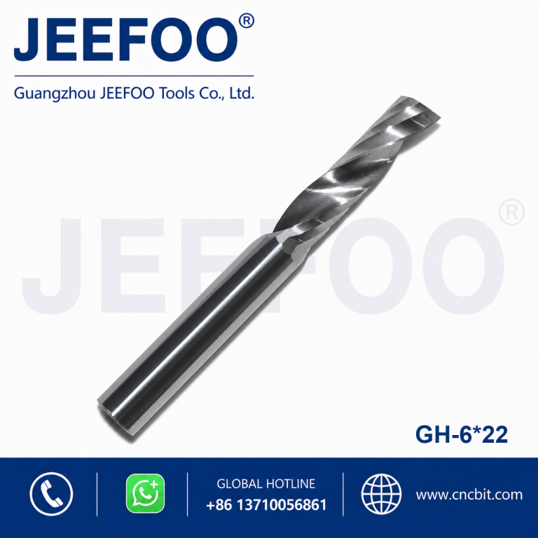 6x22 Series One Spiral Flute Bits Tungsten Carbide Wood CNC Cutting Router Tool product image