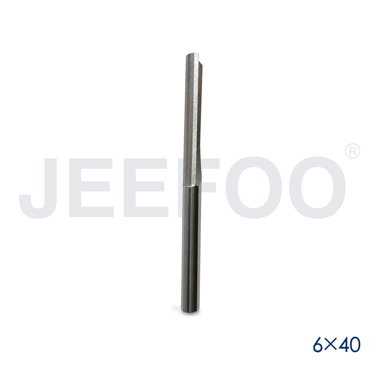 6x40 single flute straight bit details