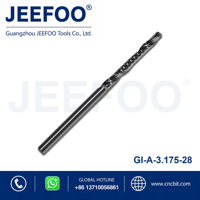 3.175x28 one flute bits cutting cnc router bits,cnc cutter /cnc tools product image