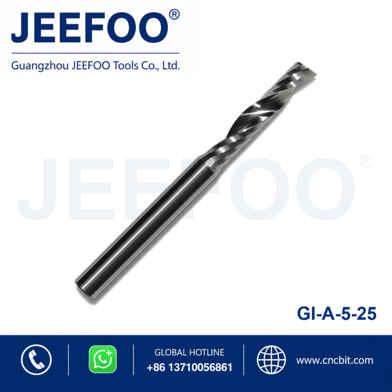 5x25 Tungsten Steel Single Flute Carbide End Mill Sharp Cutting Wood Cutter with ODM & OEM Support product image